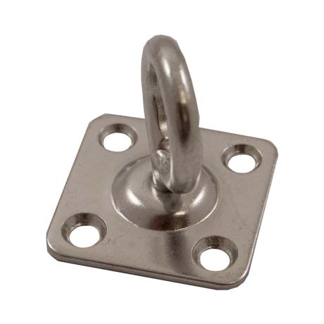 anneau tournant sur platine carré