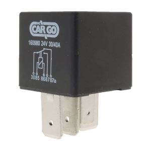Mini relais 24V deux contacts compatible pour BOSCH 0986AH0603 - Relais deux contacts 24V 160980