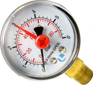 Manomètre  SEC 100 (eau / air) / Boîtier plastique