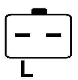 Régulateur compatible pour alternateur BOSCH F00M144111 - Connecteur PL55