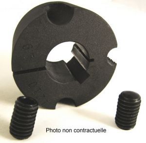 Moyeu conique 1108 pour poulie à gorge alésage 24 mm