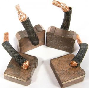 Balais de charbon compatible pour démarreur DENSO 1280001570