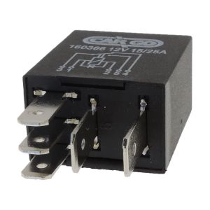 Mini relais 12V deux contacts compatible pour ROLLS ROYCE UD71214 - Relais deux contacts 12V pour Wehrle 29201045