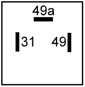 Centrale clignotante compatible pour BOSCH 0335200013 - Centrale clignotante