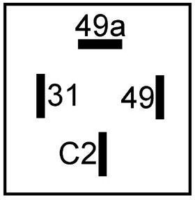 Centrale clignotante compatible pour BOSCH 0335200016