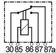 Mini relais 12V deux contacts compatible pour IVECO 8109522 - Relais 12 v