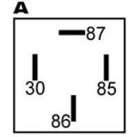 Mini relais 12V compatible pour BOSCH 0332014453