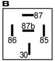Mini relais 12V compatible pour BMW 61311358170 - Relais 12 v
