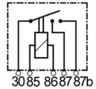 Mini relais 12V compatible pour BMW 61311358170 - Relais 12 v