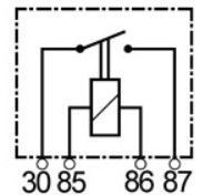 Mini relais 12V compatible pour WEHRLE 20200111 - Relais 12 v