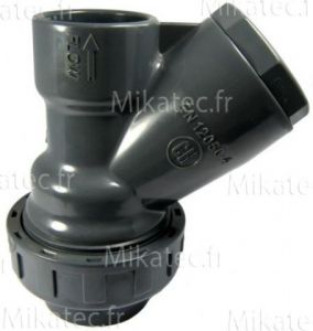 Clapet anti-retour à boule en PVC de 90 mm de diamètre