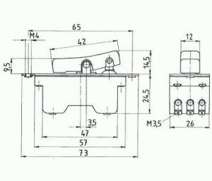 Interrupteur compatible à bascule - Schéma