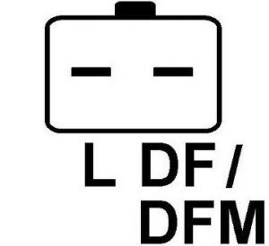 Régulateur compatible pour alternateur VALEO 2542751 - Connecteur