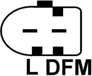 Régulateur compatible pour alternateur AUTOSTARTER POLAND ARE0008BOSCH - Connecteur