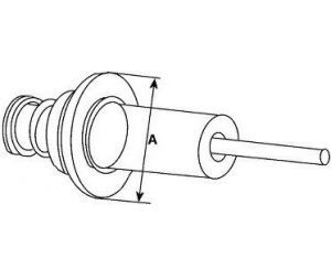 Plongeur compatible pour démarreur DENSO 0536600401 - Plongeur