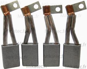 Balais de charbon compatible pour démarreur ISKRA 11130606