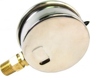 Manomètre GLYCÉRINE 100 (eau/air) / Boîtier inox - Manomètre GLYCÉRINE