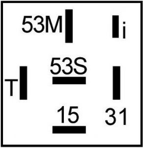 Relais essuie glace 12V compatible pour VOLKSWAGEN 357955531
