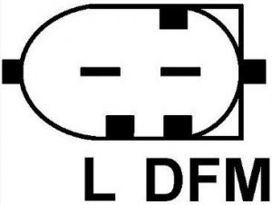 Régulateur compatible pour alternateur WAI DE1750 - Schéma