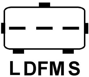 Alternateur compatible pour OPEL 24447428 - Schéma