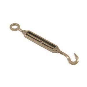 Tendeur à un anneau et un crochet M5 (Inox)