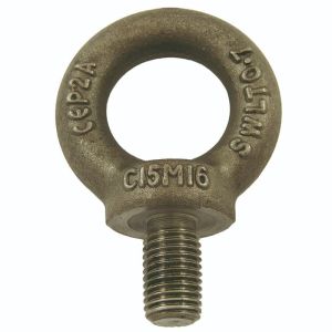 Anneau de levage mâle court brut M16 (Acier)