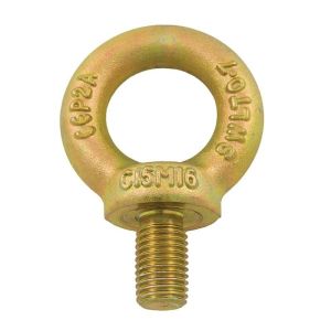 Anneau de levage mâle court bichromaté M10 (Acier)