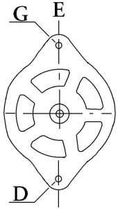 Alternateur compatible pour DELCO REMY EU DRA0655 - vue 4