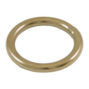 Anneau rond soudé Inox Ø 4mm x Ø 25mm (Économique) - Anneau rond soudé INOX de diamètre intérieur 25 mm