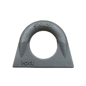 Anneau de levage à souder droit brut CMU 2000kg (Acier)