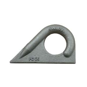 Anneau de levage à souder 45° brut CMU 4000kg (Acier)