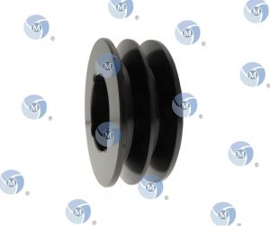 Poulie 2 gorges diamètre 85 mm pour courroie trapézoidale de 13,00 mm - Poulie 2 gorges diamètre 85 mm pour courroie trapézoidale