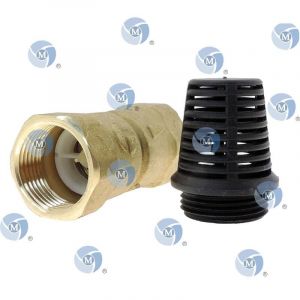 Clapet crépine en Laiton, avec un filtage en ¾ de pouce