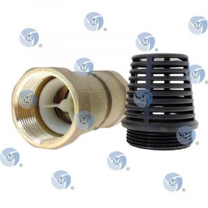 Clapet crépine en Laiton, avec un filtage en 1 pouce ½