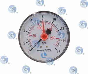 Manomètre  SEC  63 (eau / air) / Boîtier plastique