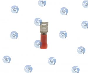 Cosse femelle  rouge - 4,8 mm