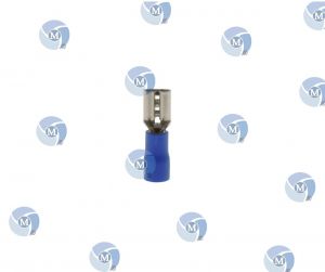 Cosse femelle bleu - 4,8 mm