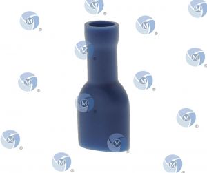 Cosse femelle bleu - 6,3 mm isolée