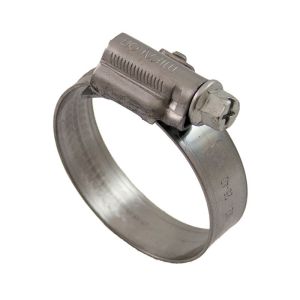 Collier à vis ASFA bande pleine 12,2mm réglable de 130-150mm (Acier W2)