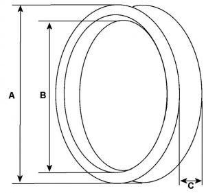 Bague compatible pour démarreur WAI 4351 - vue 2
