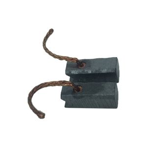 Balais de charbon   - Jeu 2 charbons moteur basse tension ELL04071_2