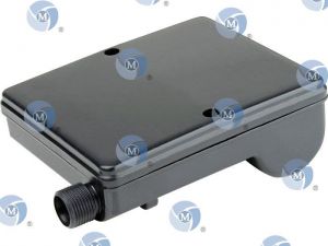 Boite à bornes avec couvercle fixation 60x65 mm. 1 presse-étoupe type M2