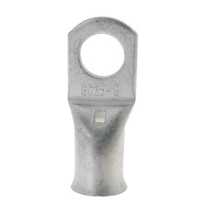 Cosse tubulaire droite en cuivre étamé