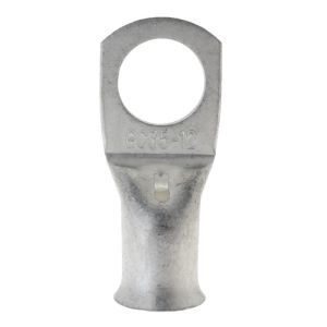 Cosse tubulaire droite en cuivre étamé .