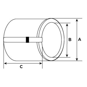 Bague compatible pour démarreur BOSCH 0120689566 - Schéma