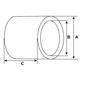 Bague compatible pour démarreur REMY (DELCO) 3471375 - Cotes et dimensions