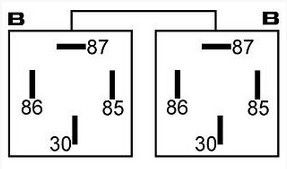 Double relais Mahle pour WOOD AUTO RLY1009