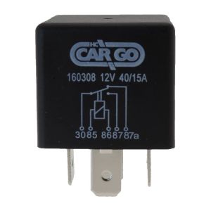Mini relais 12V deux contacts compatible pour JAGUAR 27DAC7687