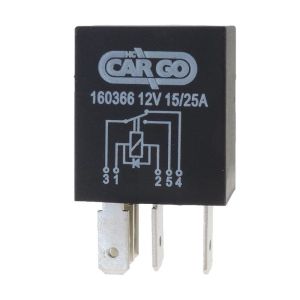 Mini relais 12V deux contacts compatible pour BOSCH 0332207104