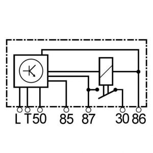 Appareil de commande (temps de préchauffage) - Relais temporisé pour HC CARGO 160420